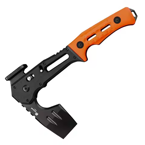 HX OUTDOORS DC53 Camping Axe, Cool Camping Axes ,Survival Hand Folding Axe, Splitting Firewood Hunti