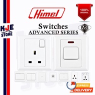 HIMEL Switch - Advanced Series Switches & Socket Outlet - 13A Socket / 20A Water Heater / 1G1W