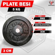 [3 CM] 5 KG Iron Barbell Plate / Iron / Plate / Plate / Plate Dumbbell