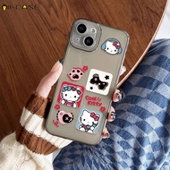 For Vivo Y100i Y78 Y78+ Y77 Y77e Y76 Y75 Y73s Y72t Y71t Y70s Y93 Phone Case Cute Hello Kitty Cat Kuromi Bow Knot Claw Transparent Clear Black Soft Silicone Casing Cases Case Cover