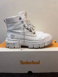 Timberland 女款白色中筒休閒靴|A2JFQL77