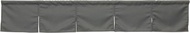 Noboriya 42072 Counter Noren Curtain, Gray, Flame Retardant Type, W 68.9 x H 11.8 inches (1750 x 300