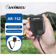 Baofeng AR-152 Tactical Speaker Mic Shoulder Microphone for UV-25L UV-K5 K6 UV5R UV-S9 UV-13 PRO
