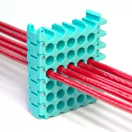 36-hole network cable comb - Neat network cable comb - Cable management accessory