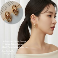 Yellow Dream 15K GOLD Plated k-drama  Earrings Korean celebrities  Korean earring Drop earrings