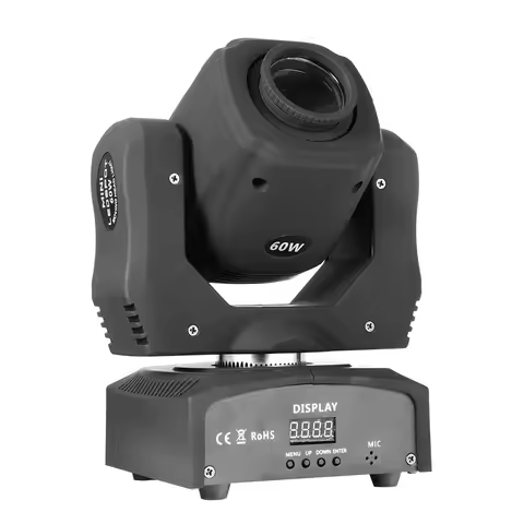 Hot Sale 60W Spot Moving Head Light Stage Lighting Disco Professional DJ DMX Stage Lights LED Mini 6