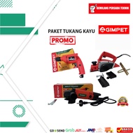 GIMPET GEMILANG PERSADA TEKNIK Paket Tukang Kayu Lengkap Bor 10MM CIRCULAR SAW Second Handle Include