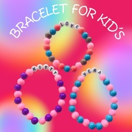 Girls' Bracelets |LETTER BRACELET |Personalized Letter Custom DIY|Name bracelet |Avocado Bracelet