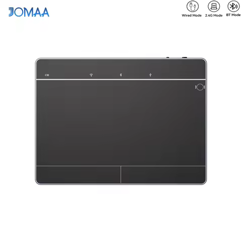 USB Trackpad for Windows 10/11, Large Wired Trackpad with High Precision Aluminum Wireless Touchpad 