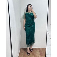 MERAH Latest Christmas Dress Model 2024 Luxury Church Dress Cool Mother New Year Elegant Christian M