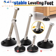 WINTE 1Pcs Adjustable Leveling Feet, M8 M10 M12 304 Stainless Steel Screw Leveling Foot Cup, Swivel 