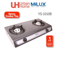 Milux 2 Burner Dapur Gas Stove Cooker YS-1010B / YS-3030 / YS-023