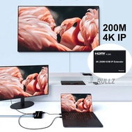 H.265 4K 200m HDMI Extender by IP RJ45 Ethernet Cat6 Cable Can Many To Many Transmitter and Receiver