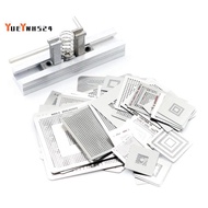 47Pcs/Set Game Consoles Directly Heating BGA Stencil + BGA Jig BGA Reball Kit for  360CPU -CPU  GPU 