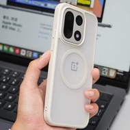 For OnePlus 15 Case Luxury Skin Feel Acrylic Magnetic Phone Cover For OnePlus 15 OnePlus15 Wireless 