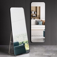 《Goods in stock》Three-Dimensional Bedroom Full-Length Mirror Full-Length Mirror Floor Girl Mirror Internet Celebrity Wall-Mounted Makeup Dressing Wall-Mounted Home Wall Mount KKF5