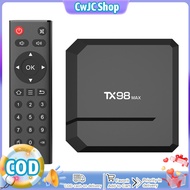TX98 Max 4K Media Player 2GB RAM 16GB ROM TV Box With Remote Control Home Smart Digital Player Set Top Box