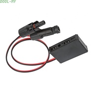 Solar Panel Adapter 10 AWG Copper Wire 14 AWG Copper Wire Camping Power Supply
