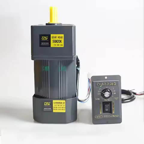 60W 220V/380V AC Gear Speed Motor / Geared Motor 5IK60RGN-CF Motor + Speed Governor