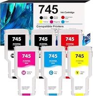 745 Ink Cartridge Set Replacement for 745 Ink Cartridge F9K06A F9K05A F9K04A F9K03A F9K02A F9K01A Wo