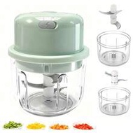 450ML Electric Food Chopper, Meat Grinder, Mini Food Processor, Vegetable Chopper, Multi-Function Ga