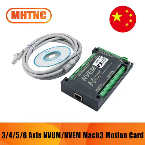 MACH3 CNC NVEM/NVUM V5 Motion Control Card 3axis 4axis 5axis 6axis Breakout Board USB or Ethernet in