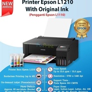 BARU! PRINTER EPSON L1210 PENGGANTI EPSON L1110