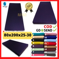 Zipper Bed Sheet / SPRINGBED Mattress Cover Size 80x200x25 / 80x200x30 Plain Bed Sheet Rayazi Bed Sh