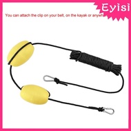 [Eyisi] Nylon Tow Rope Buoy Anchor Steel Clips Boat Kayak Anchor Tow Rope Yellow