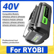 New High Power Lithium Battery 40V 6.0Ah, For Ryobi RY40200 OP4050 OP4026, RY40430 Tool Battery, Ryo