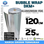 Plastik Bubble Wrap Alumunium Foil 120Cm X 25M Terlaris