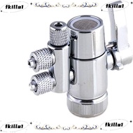 FKILA Splitter, 2 Way Faucet Diverter Valve, Tubing Replacement Water Filter With Female M22(22mm)