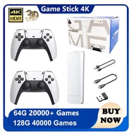 4K HD Retro Video Game Stick Console Handheld Game Player Built In 30000 Games for PS1/GBA/SNES/MAME