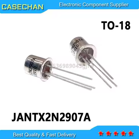 10PCS New and Original 2N2907A 2N2907 JANTX2N2907A PNP 60V 0.6A TO-18