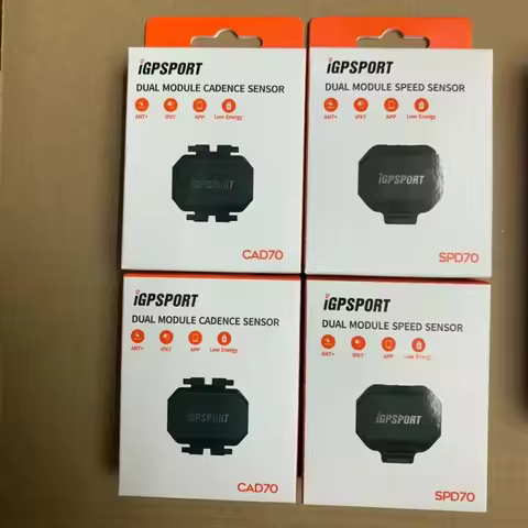 iGPSPORT CAD70 SPD70 Wireless Speed Cadence Sensor Bluetooth ANT+ Waterproof Easy Install for Road M