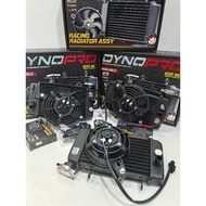 DYNOPRO RACING RADIATOR 600ML SIAP KIPAS BESAR Y15ZR LC135 RS150 RSX150 PNP SIAP- FREE TEMP METER