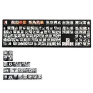 123 Style Key Set Ahegao Keycaps PBT Sublimation Japanese Anime Keycap