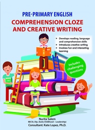 Pre-primary English Comprehension Cloze and Creative Writing Preschool Assessment Books / preschoole