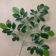 Simulation Beech Leaves Fake Branches Engineering Decoration Park Leaves Garden Greening Plastic Glu