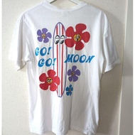 100%Ready stock Rare Anvil Mooneyes Vintage T-Shirt Surfboard cotton