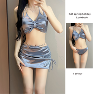 ชุดว่ายน้ำ3ชิ้น  ผูกคอ bikini sexy ผ้าเนื้อดี 2439