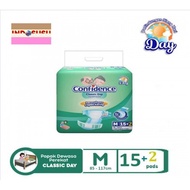 Confidence Classic Day Adult Adhesive Diapers M 15+2
