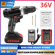 【*cod + Pengiriman Cepat】bor Tangan Listrik 12V Mesin Bor Listrik Cordless Drill Set Bor Listrik Obe
