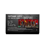 POP BRICKS | Batman Gotham City Acrylic Display Plaque for LEGO 76271
