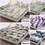 Bed Cover Set Bedcover Only Microtex Various Minimalist Grid Checkered Motifs Line Size Single Doubl