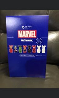 Marvel Bearbrick cleverin 空氣淨化原盒8個 Iron Man spiderman 兩款隱藏為狼人及毒魔