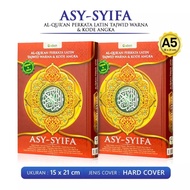 Al-Quran Asy Syifa A5, Al-Quran Latin Words Tajweed Color and Number Code
