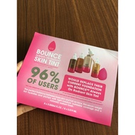 SAMPLE Beauty blender Bounce skin tint foundation SAMPLE 8 boxes x 0.019ML