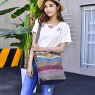 bag handbag women tote bag women Casual Female Bag Simple Art Canvas Portable Shoulder Messenger Bag
