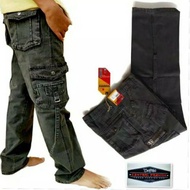 CELANA CARGO PANJANG PRIA bahan semi jeans tebal/celana ung/cargo pria murah/cargo terlaris